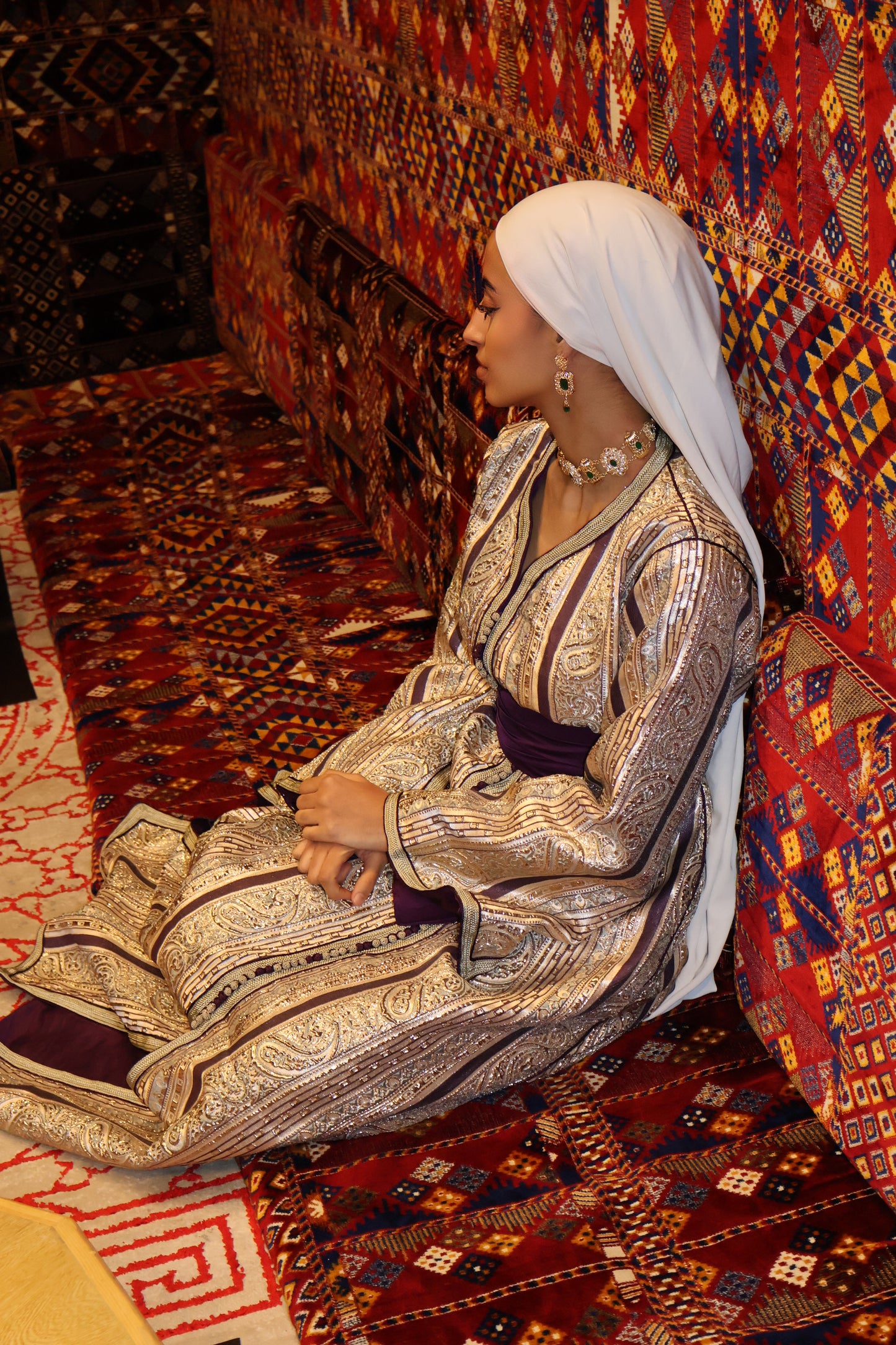 Caftan BROCART violet