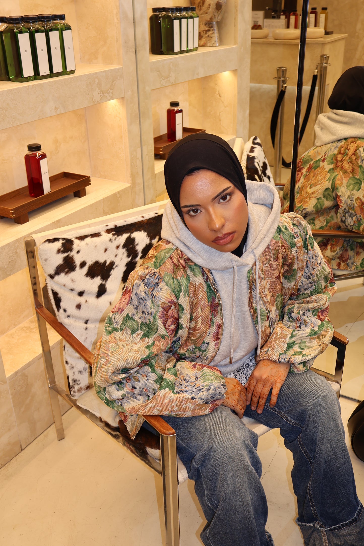 Veste en jacquard