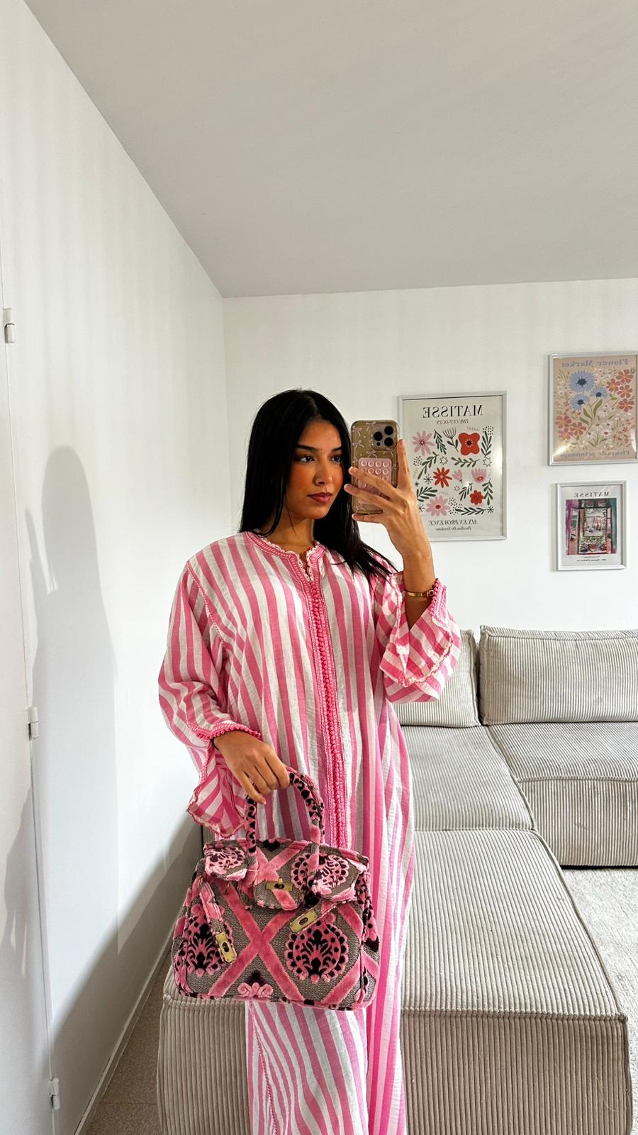 Robe à rayures