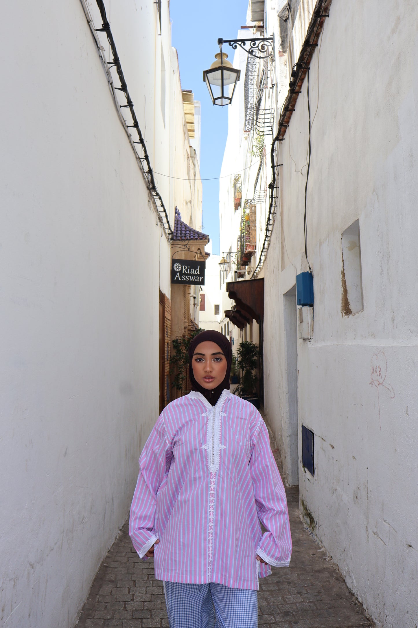 Chemisier à rayures