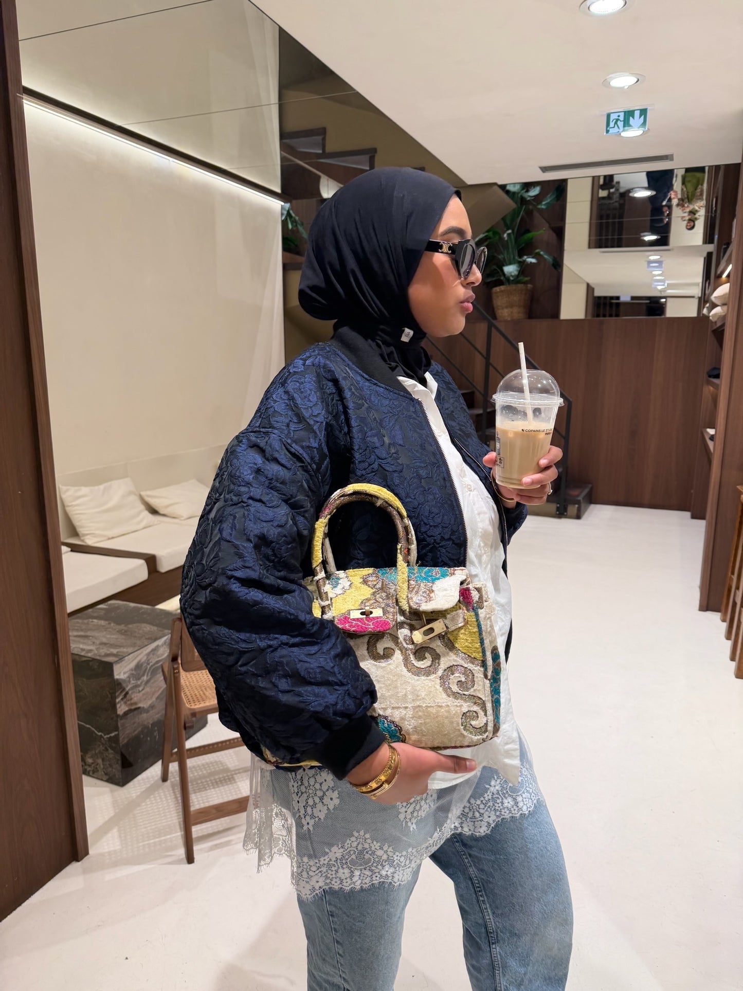 Veste en jacquard