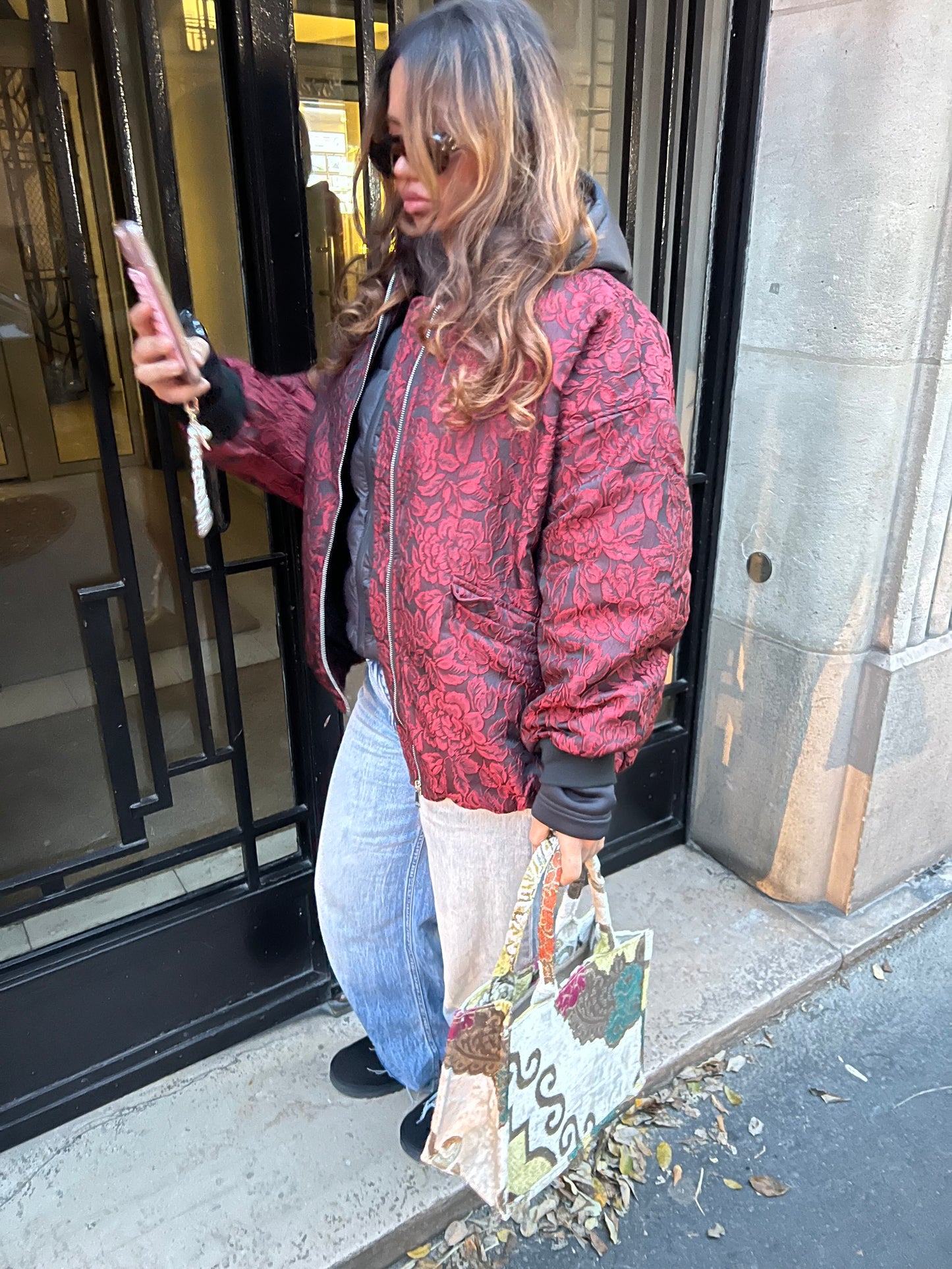 Veste en jacquard