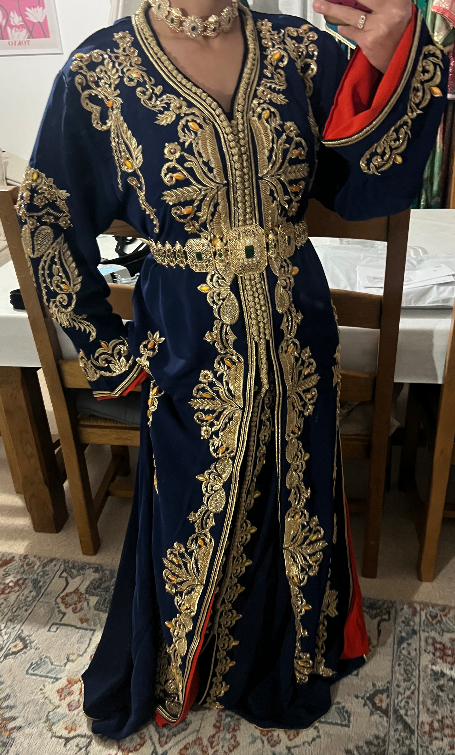 Takchita bleu marine