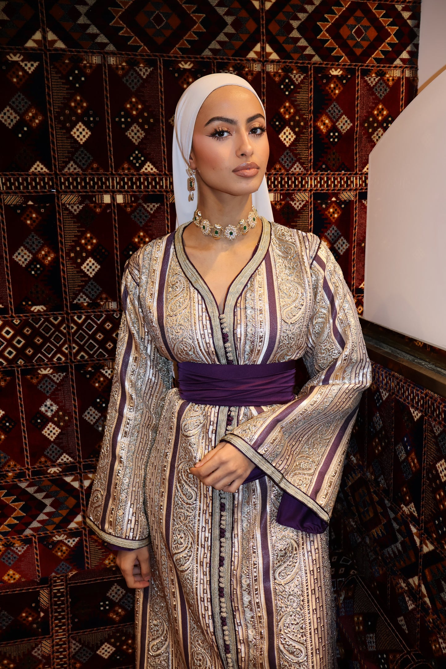 Caftan BROCART violet