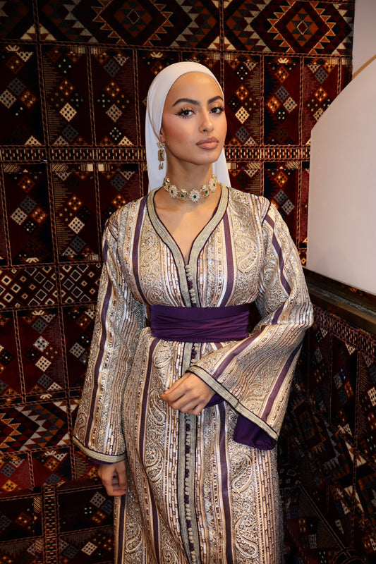 Caftan BROCART violet