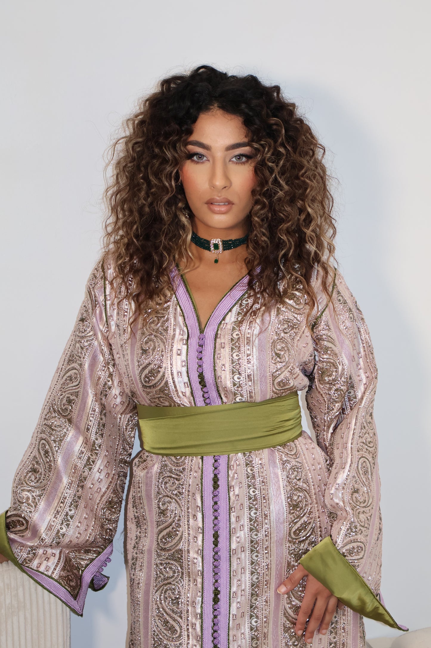 Caftan BROCARD Lila