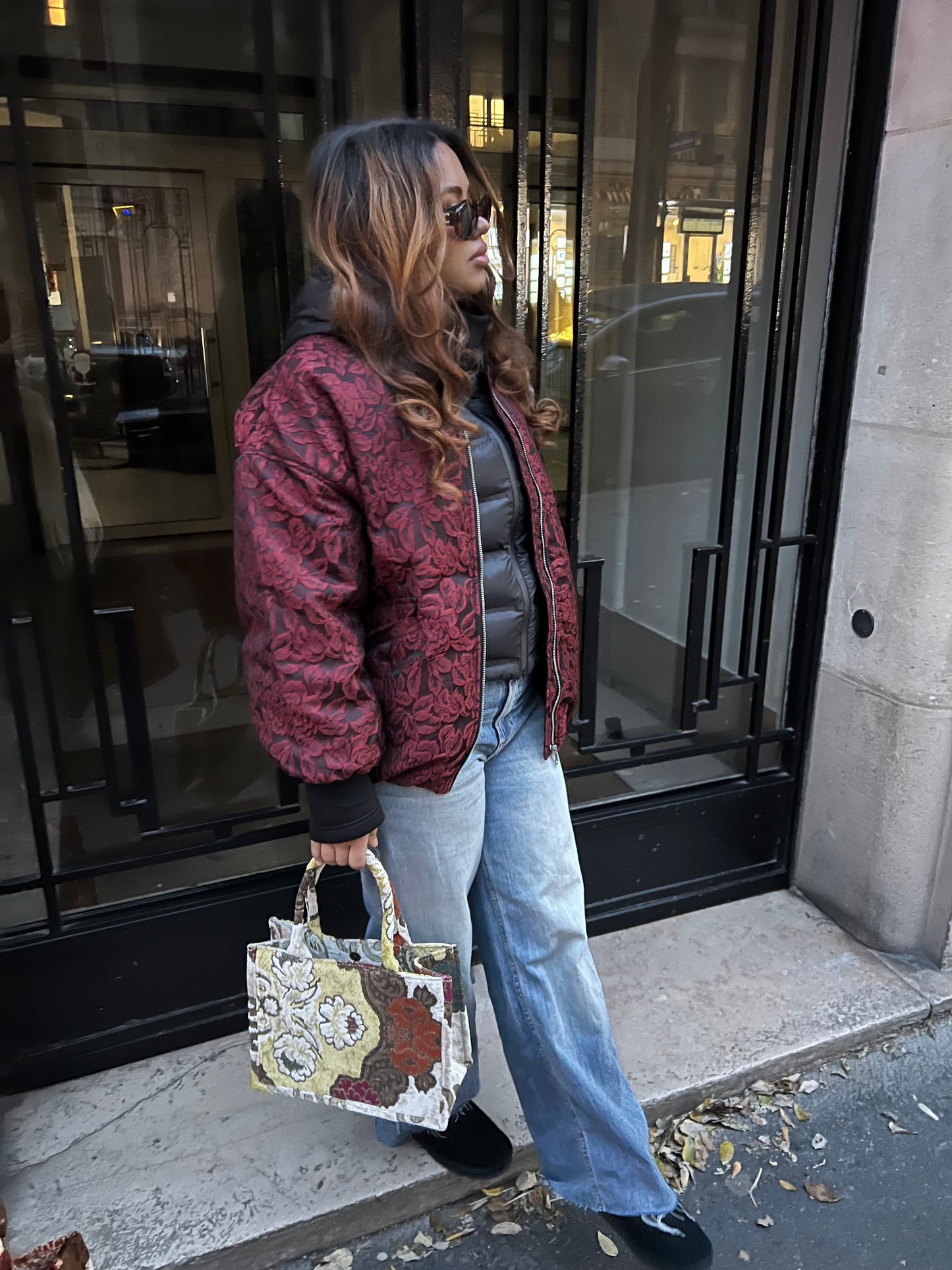 Veste en jacquard