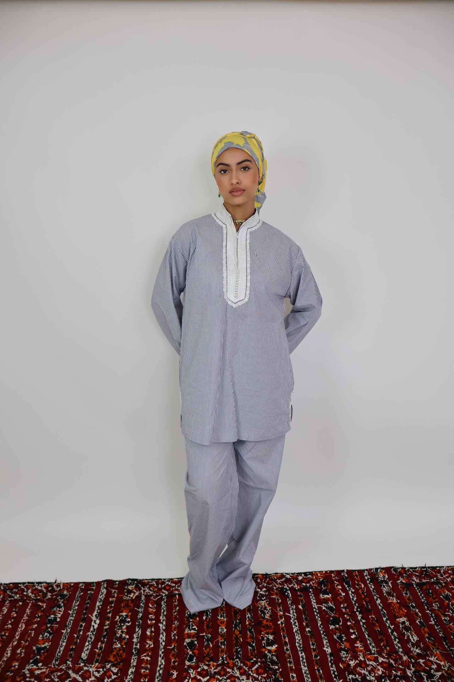 Ensemble jabador à rayures