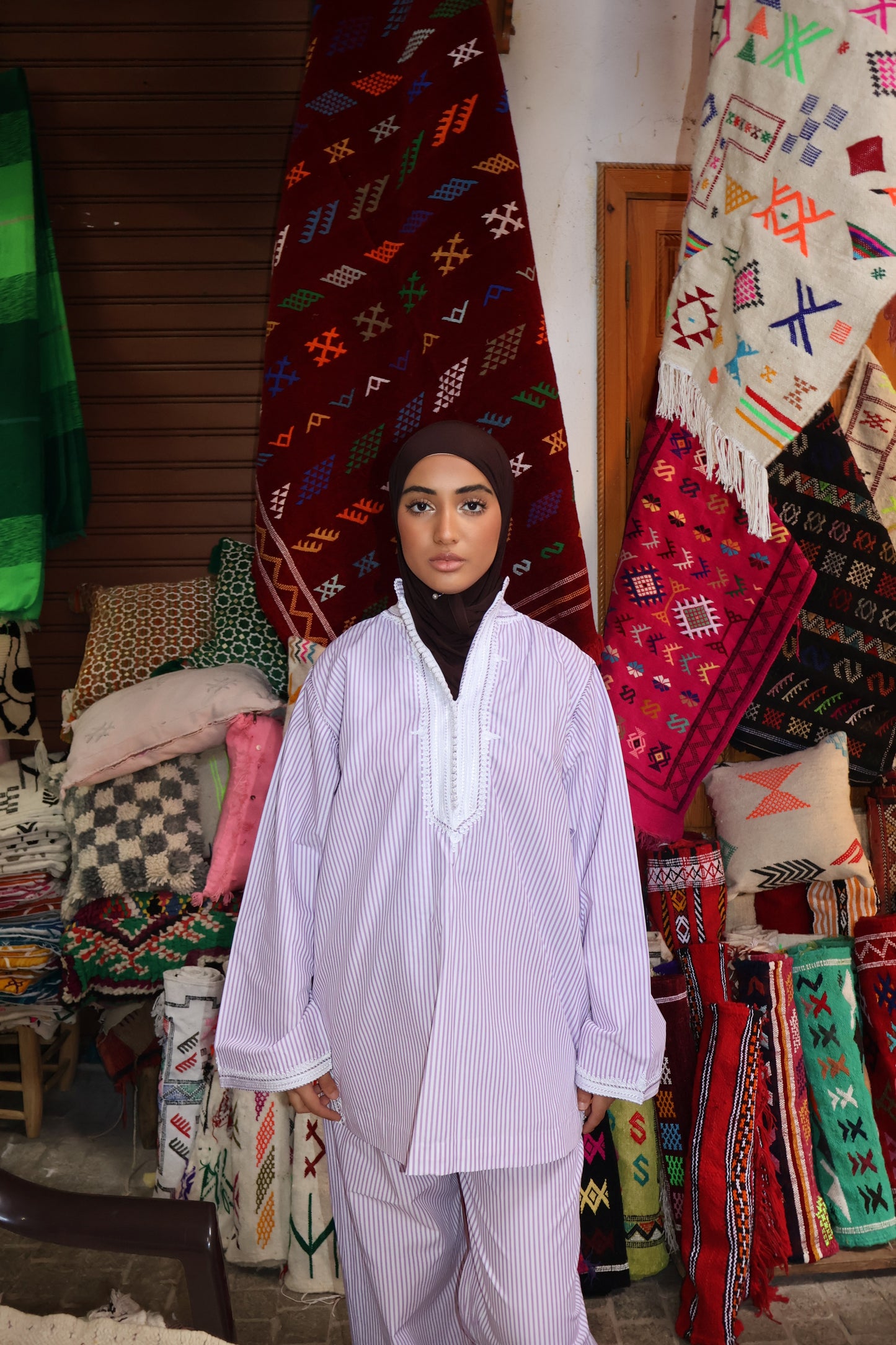 Ensemble jabador violet