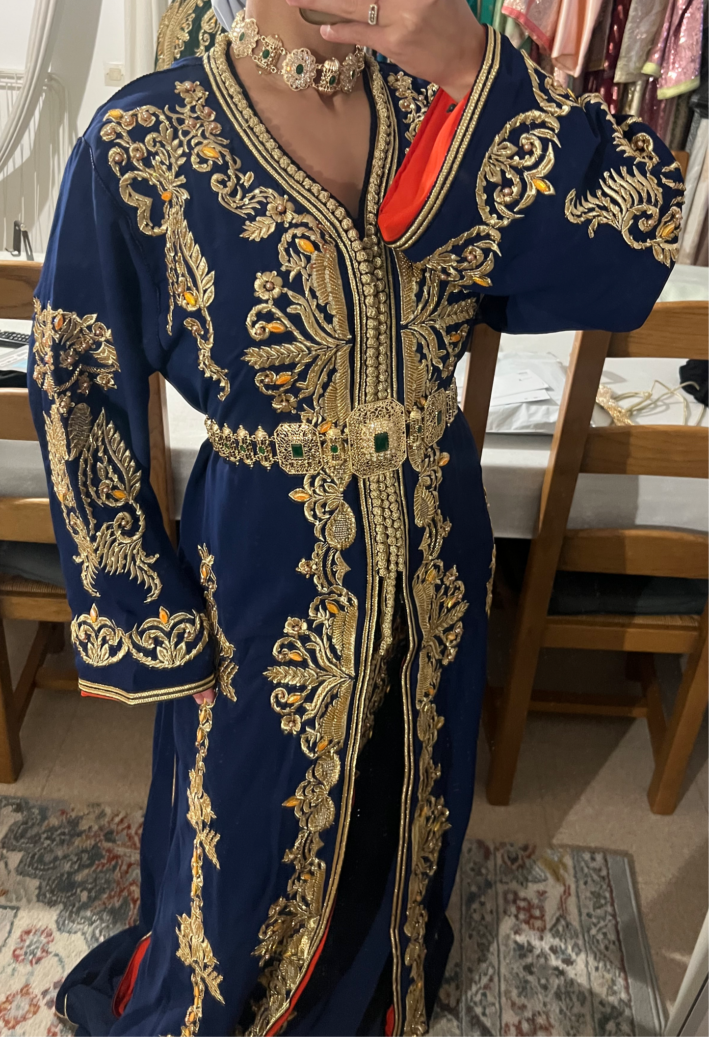 Takchita bleu marine