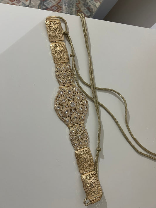 Ceinture bijoux doré
